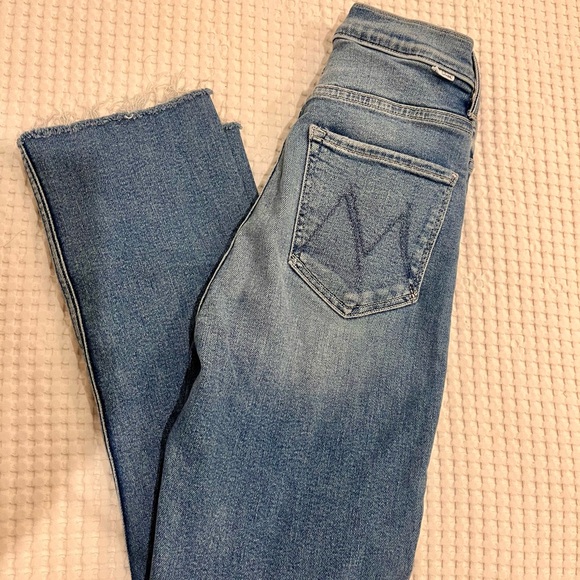 Mother Denim High Waisted Rider Ankle Fray - Picture 8 of 8